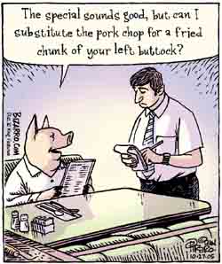 Bizarro pig comic